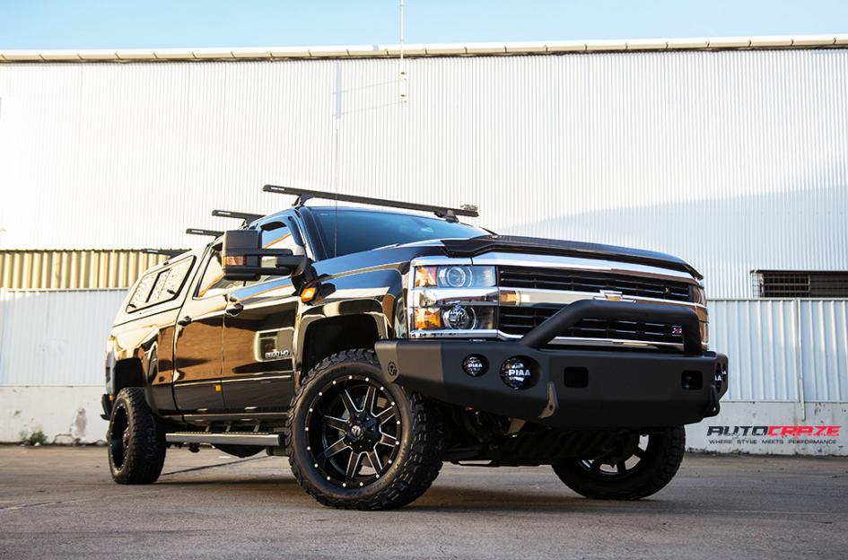 CHEVROLET SILVERADO MAVERICK GLOSS BLACK MILLED ACCENTS
